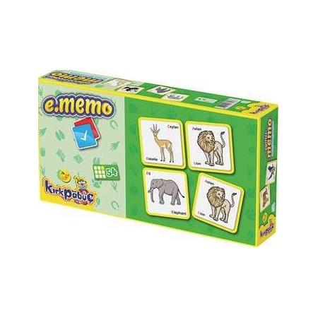 Kırkpabuç Eğitici Hafıza Vahşi Hayvanlar (E.Memo)