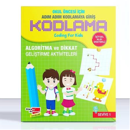 Okul Öncesi Adım Adım Kodlamaya Giriş 3'lü Kitap Seti