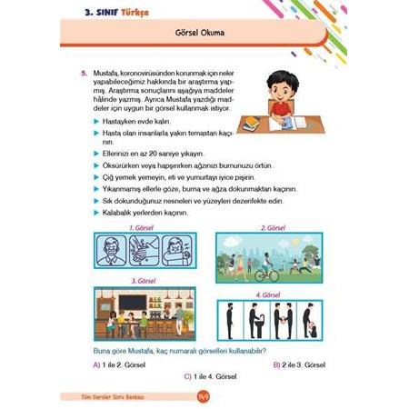 3. Sınıf Tüm Dersler Yeni Nesil Soru Bankası