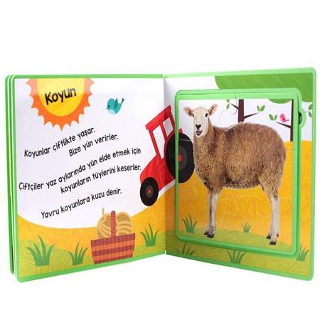 Çiftlik Hayvanları / Puzzle Kitap